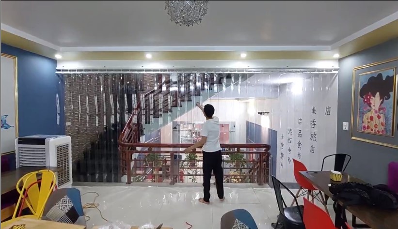 Hình ảnh Rèm nhựa pvc cố định