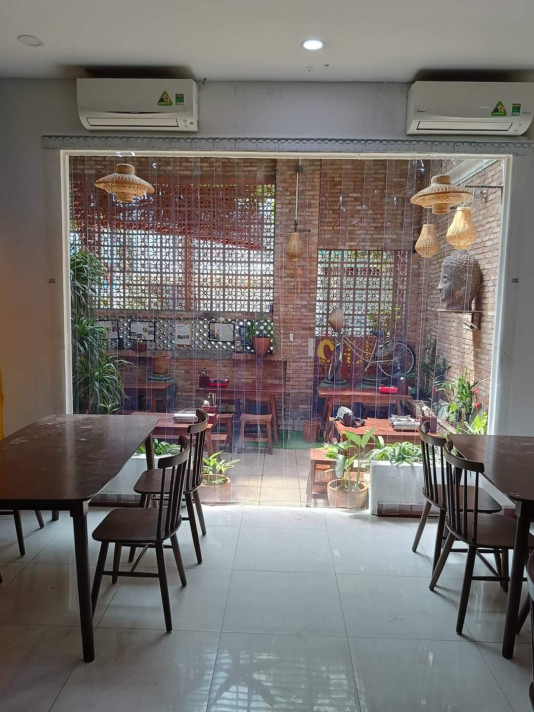 Hình ảnh Rèm nhựa pvc xếp gọn